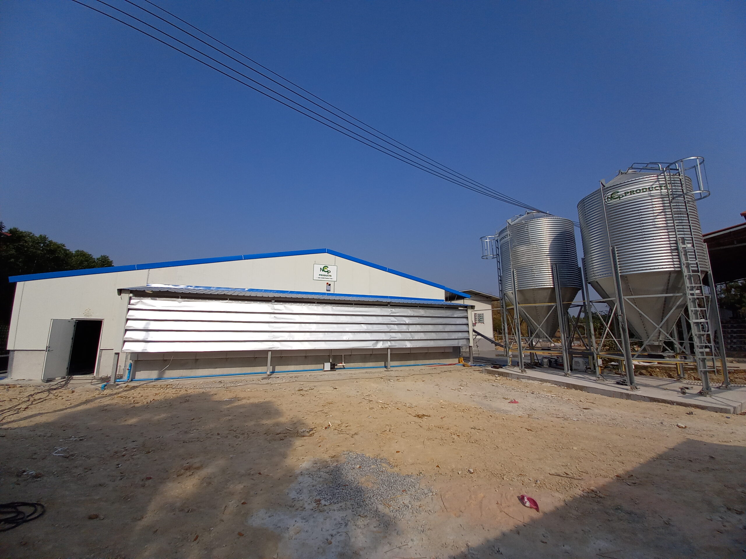 โครงการติดตั้งไซโลและโรงเรือนระบบปิด แปดริ้ว จ.ฉะเชิงเทรา